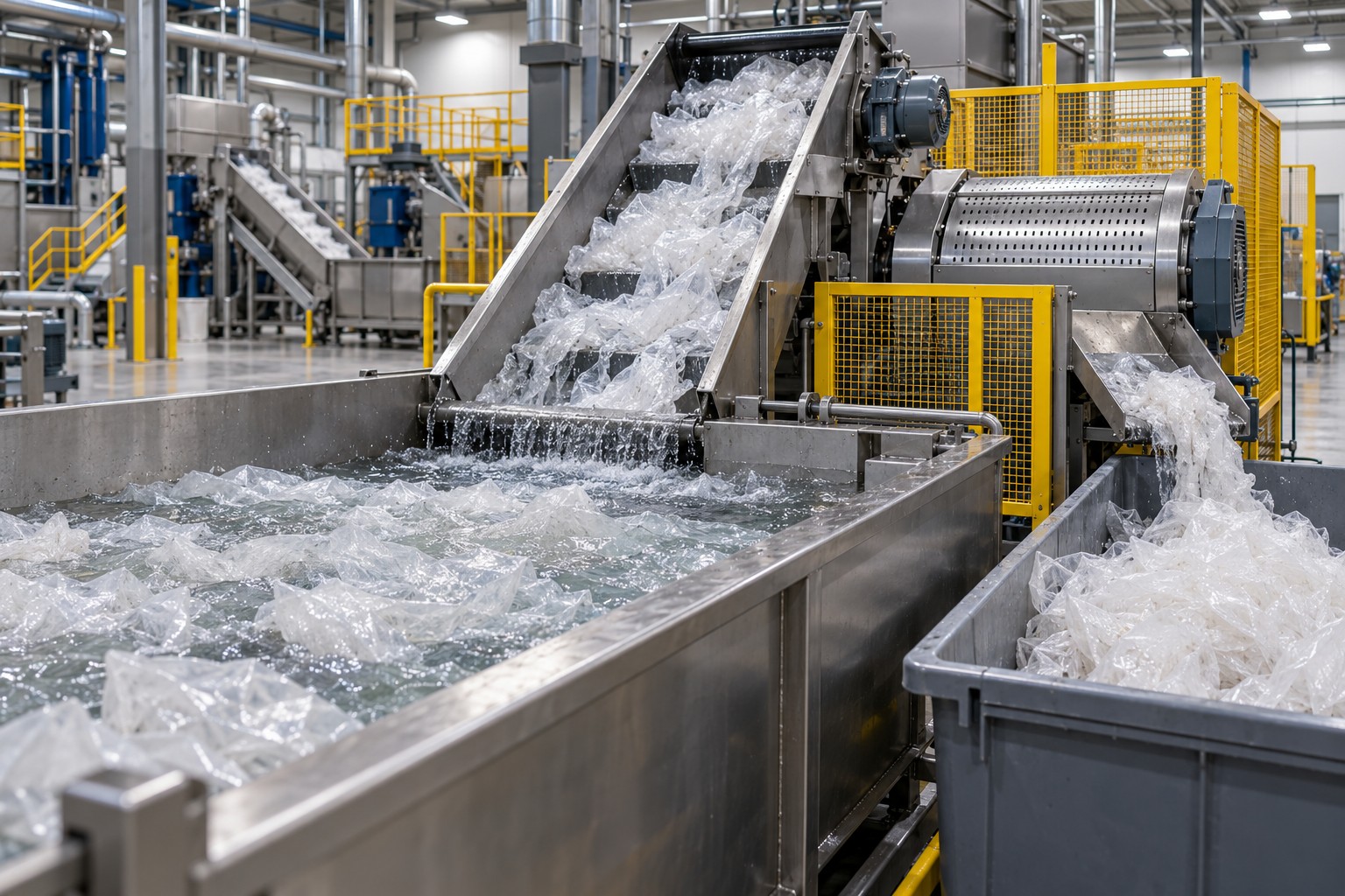 Illustrative LD / LDPE stage: Film washing & drying